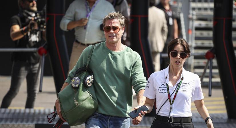 "Türelmes és kedves volt" - két hét után újra találkozott magyar rajongója Brad Pitt-tel - fotó