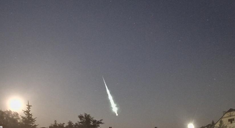 Meteor suhant végig az égbolton Dél-Szlovákiában
