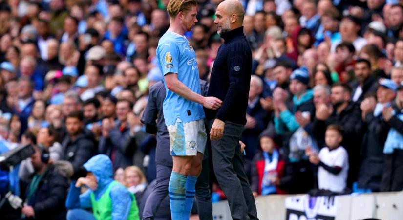 Manchester City: Pep Guardiola megerősítette, mi lesz Kevin de Bruyne jövőjével a klubnál