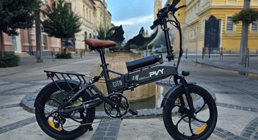 PVY Z20 Max összecsukható elektromos kerékpár teszt – Ez még jobb lett