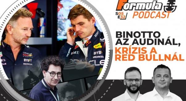Podcast: Binotto az Audinál, krízis a Red Bullnál