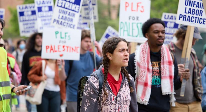 Palesztinpárti tüntetőket vettek őrizetbe a washingtoni Capitoliumnál - frissül