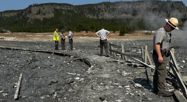 Hidrotermikus robbanás történt a Yellowstone Nemzeti Parkban