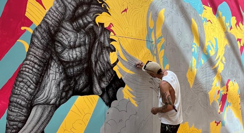Gigagraffiti: street art rekorddöntés Budapesten