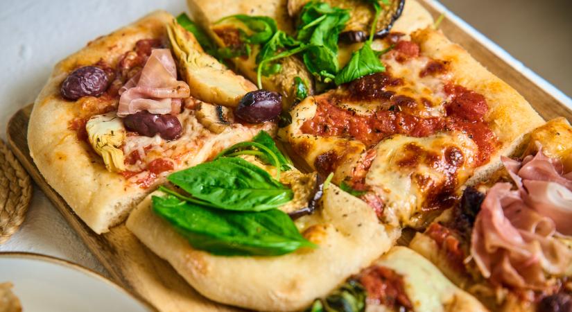 3-féle római tepsis pizza