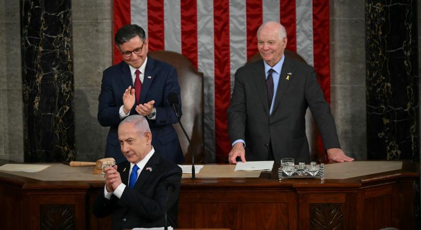 Történelmi beszédet mondott Washingtonban az izraeli miniszterelnök