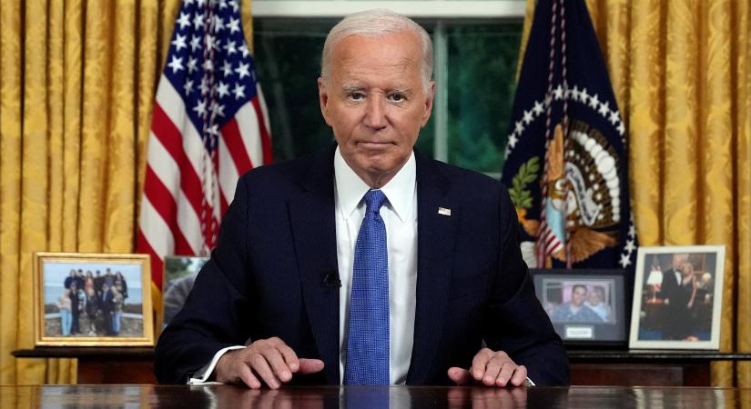 Joe Biden először szólalt meg visszalépése óta, de döntésére nem adott egyértelmű magyarázatot