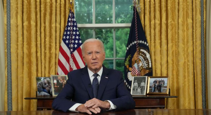 Joe Biden rendkívüli beszédben mondta el, miért lépett vissza