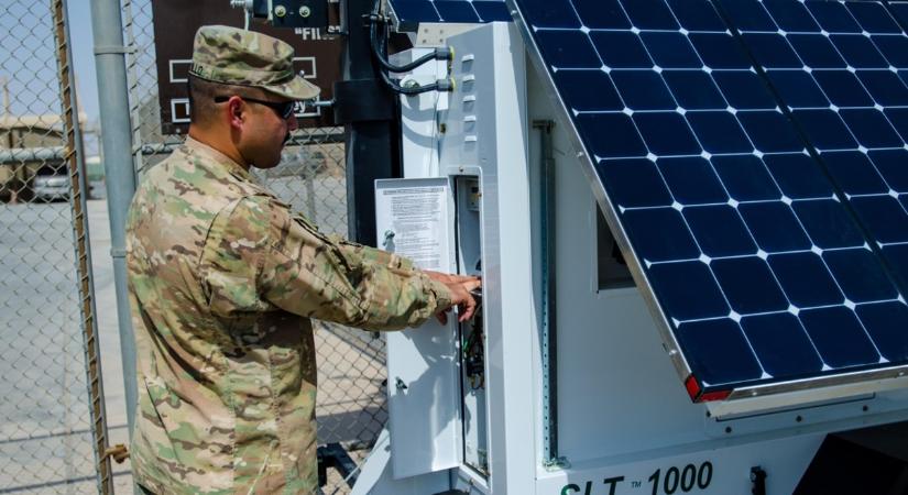 Az amerikai hadsereg megkezdte az átállást a napenergiára