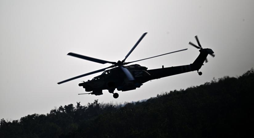 Lezuhant egy katonai helikopter Oroszországban