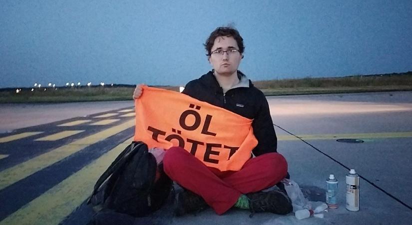 Klímaaktivisták akciója miatt átmenetileg fel kellett függeszteni a frankfurti nemzetközi repülőtér forgalmát