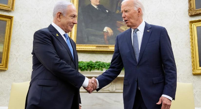 Tűzszünetről egyeztetett Joe Biden és Benjámin Netanjahu
