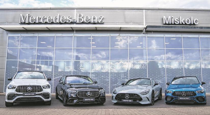 Vármegyei szinten is a Mercedes-Benz Miskolc a legsikeresebb – 40%-os piaci részesedés a prémiumautó-szegmensben!
