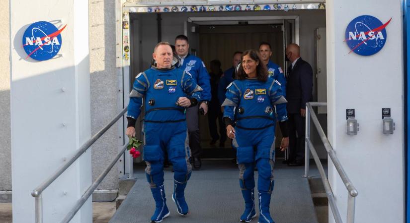 Egy hétre indultak az űrbe, de már közel két hónapja nem tértek vissza a NASA űrhajósai