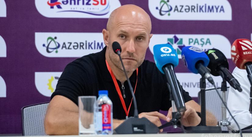 Az azeriek edzője elismerte a lényeget a Fehérvár FC-vel kapcsolatban
