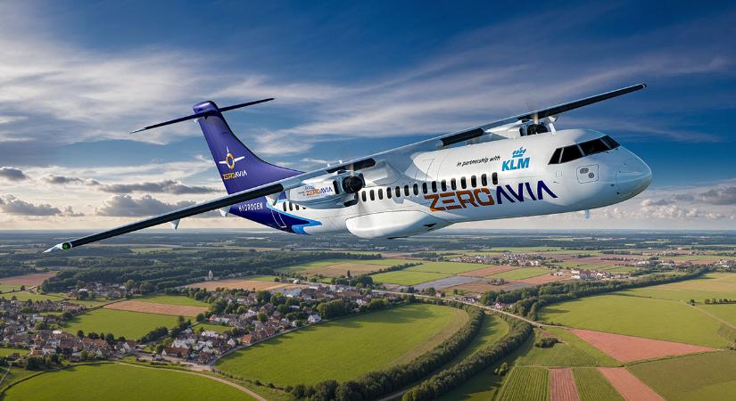 Hidrogénüzemű tesztrepülésen dolgozik a KLM és a Zero Avia