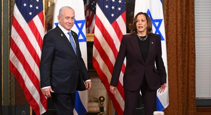 Trump szerint Harris tiszteletlenkedett Netanjahuval