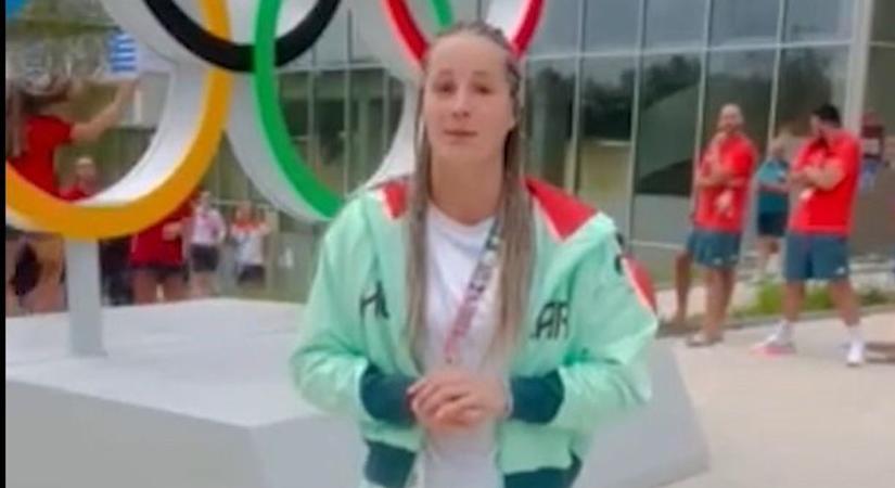 Az olimpiai faluból jelentkezett Hámori Luca! - videó