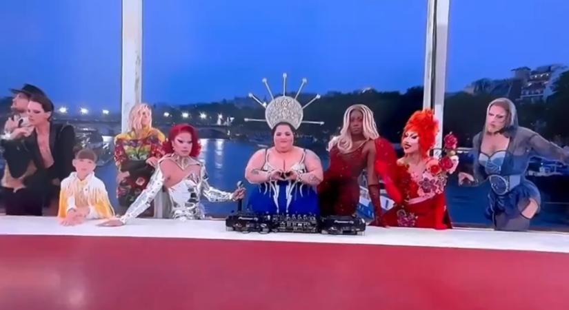 Ez Franciaország - így reagált Macron az olimpiai drag show-ra