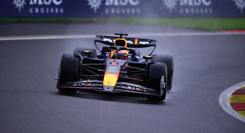 F1: Verstappen a leggyorsabb, de nem az övé a belga pole