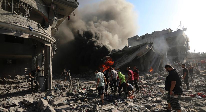 Újabb iskolaépületet ért izraeli légitámadás a Gázai övezetben, többen meghaltak