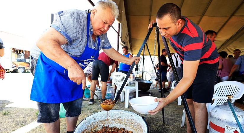 Több mint kilencszáz adag birkapörkölt készült a csólyospálosi falunapon – galériával, videóval