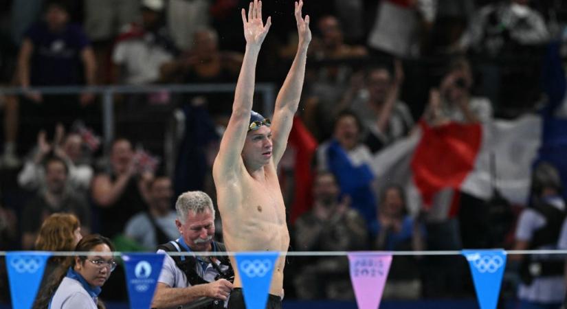 Phelps rekordját megdöntve aranyérmes Léon Marchand