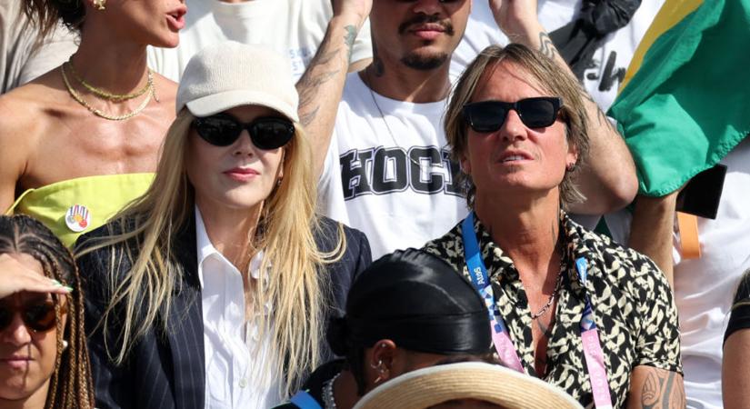Nicole Kidman és ritkán látott férje teljesen megfeledkeztek magukról a párizsi olimpián