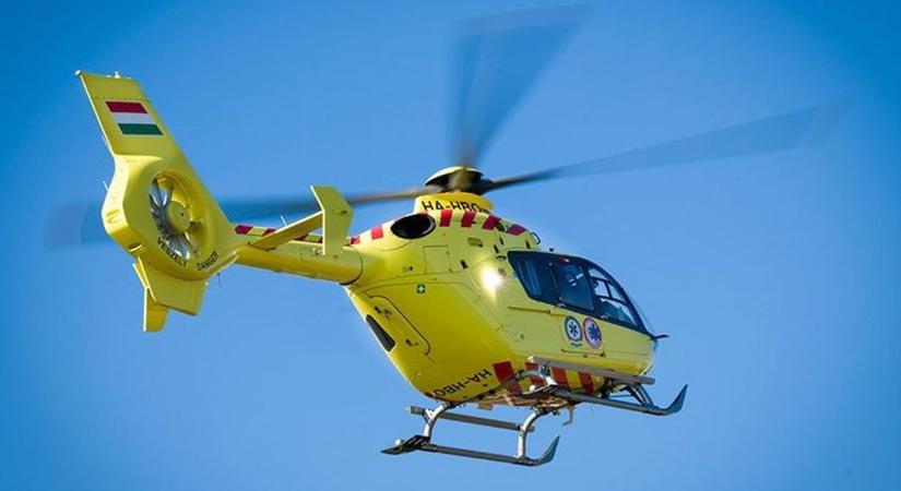 Kútba esett egy kislány Kőszegen: sokkos állapotban vitte el a mentőhelikopter