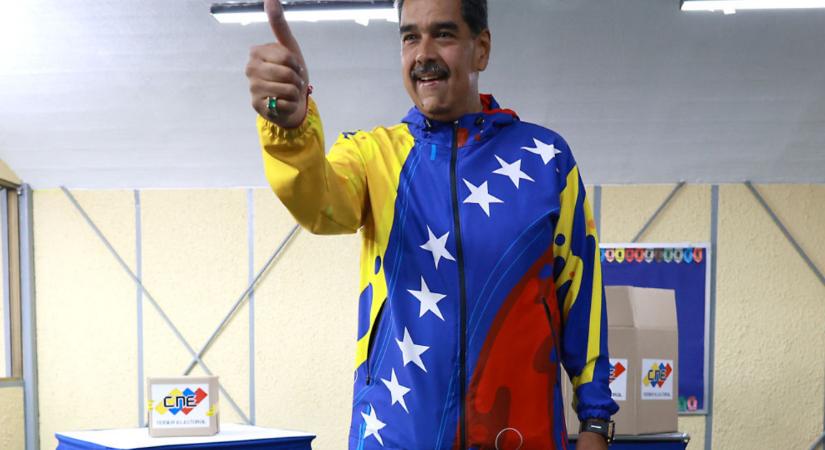 Harmadszor is Nicolas Maduro győzött a venezuelai elnökválasztáson