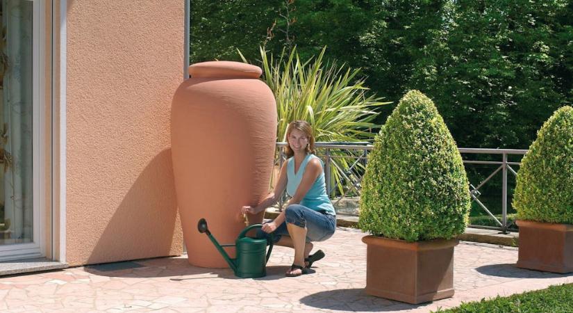 Esővízgyűjtés a kertben: praktikus és gusztusos megoldások