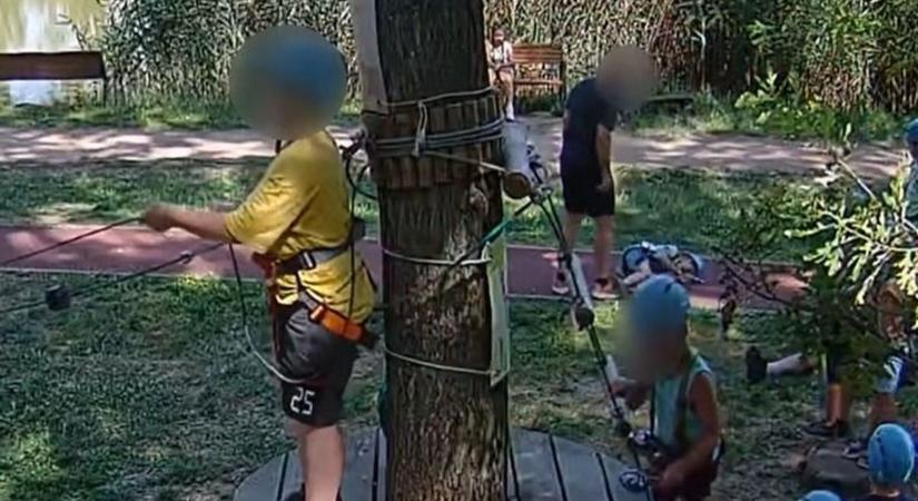 Gyermekbántalmazás a szolnoki kalandparkban: gyanúsítottként hallgatták ki a karateedzőt