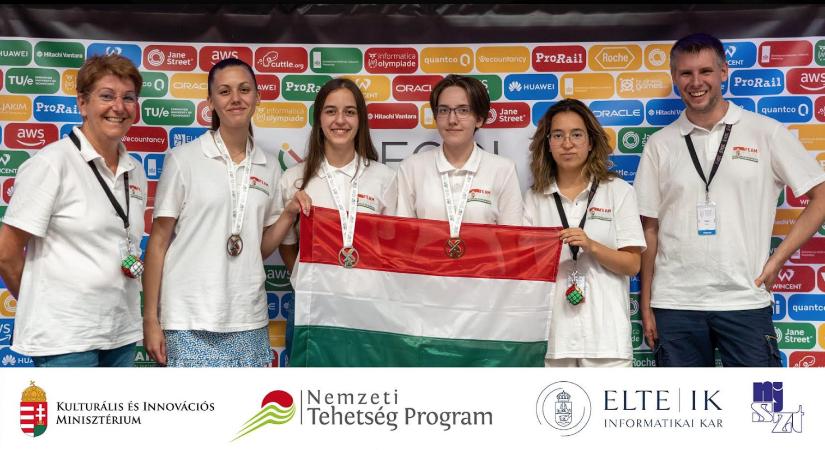 Három érmet is szereztek a magyar diákok