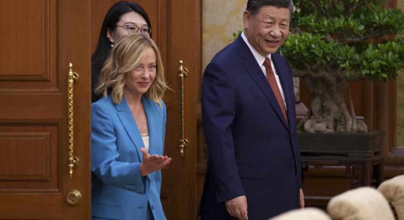 Giorgia Meloni Kínába utazott, hogy újraindítsa az olasz-kínai kapcsolatot