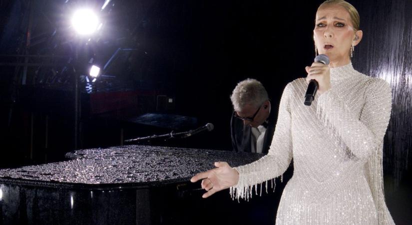 Több mint ezer órán át készült Céline Dion ruhája, amit a párizsi olimpia megnyitóján viselt