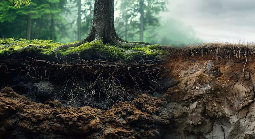 Mi történik a talajban, ha egy szántóföld helyére erdőt telepítenek?