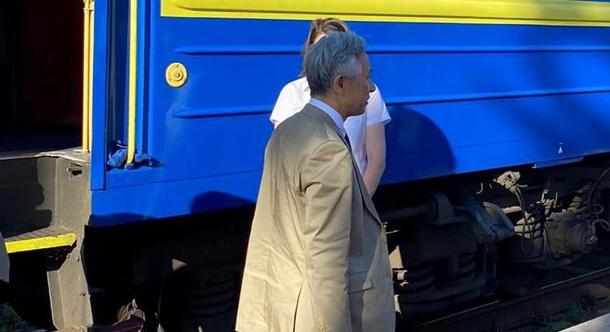 Japán miniszter érkezett Ukrajnába