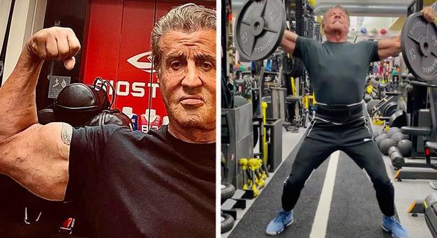 Sylvester Stallone már 79 éves lesz, de többet edz, mint fiatal korában