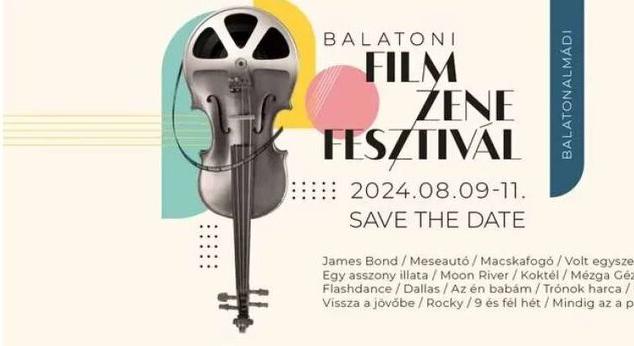 Balatoni Filmzene Fesztivál 2024 lesz Balatonalmádiban