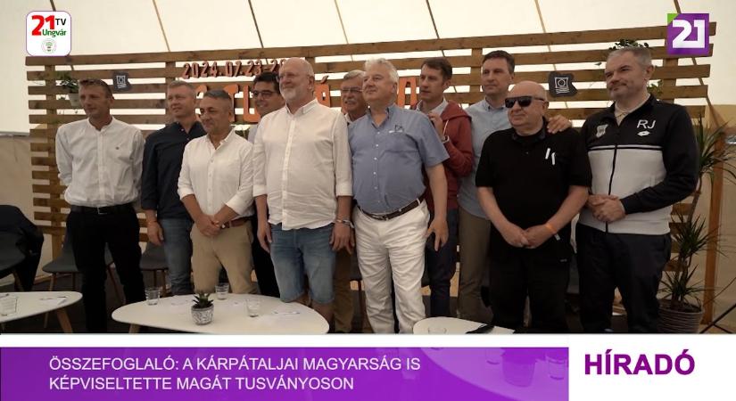 Összefoglaló: a kárpátaljai magyarság is képviseltette magát Tusványoson (videó)