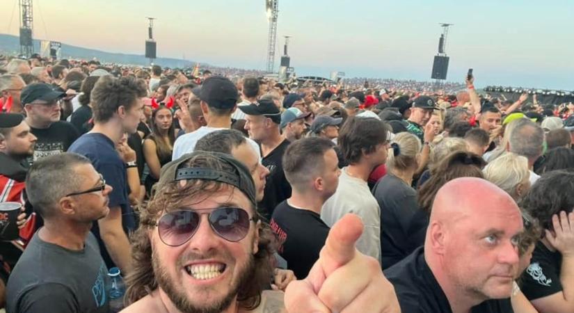 Juhász Marcit kivitték a biztonságiak az AC/DC koncertjéről