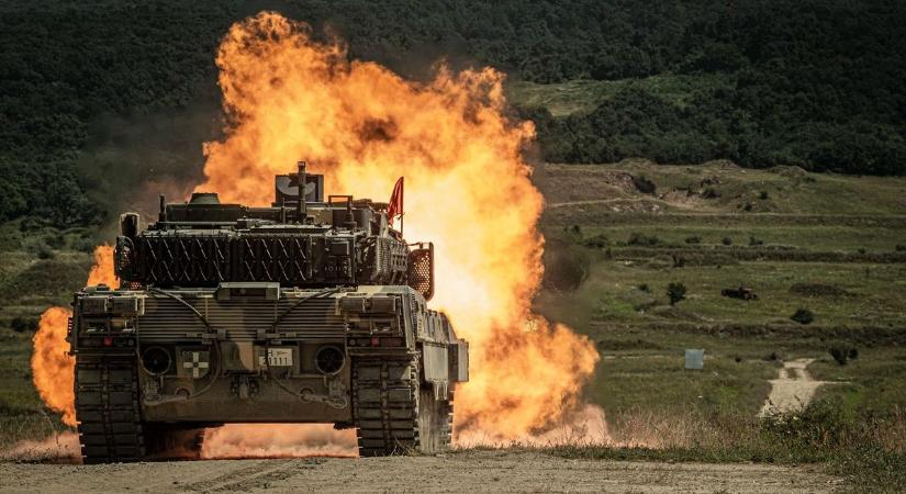 Videón az új Leopard harckocsik első lövése  galéria