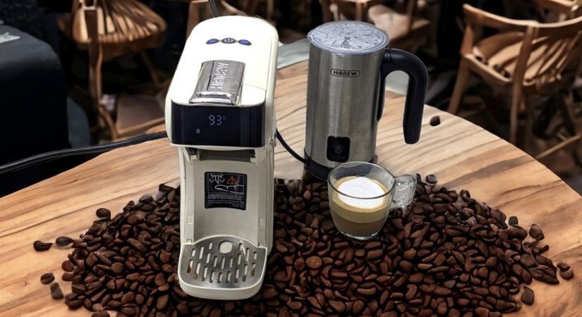 Hibrew H1B 6 az 1-ben kávéfőző és Hibrew M3A 4 az 1-ben tejhabosító teszt – A választás szabadsága