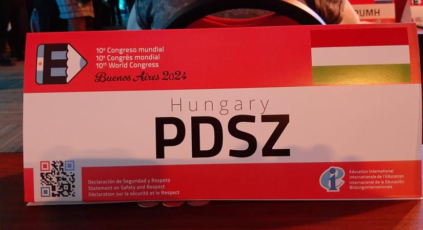 Egy német tanárszakszervezet fizette ki, hogy Magyarország is részt vehessen az Oktatási Világszervezet nemzetközi kongresszusán