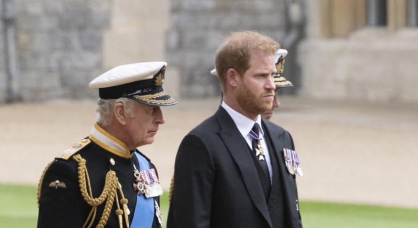 Károly király szívmelengető gesztust tett Harry herceg felé, így támogathatja a fiát