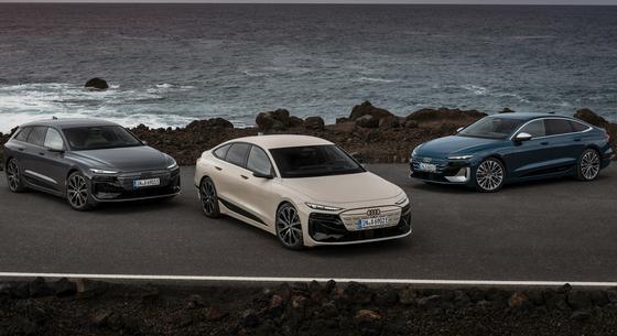 100% villany: leleplezték az akár 756 kilométeres hatótávú tisztán elektromos új Audi A6-ot