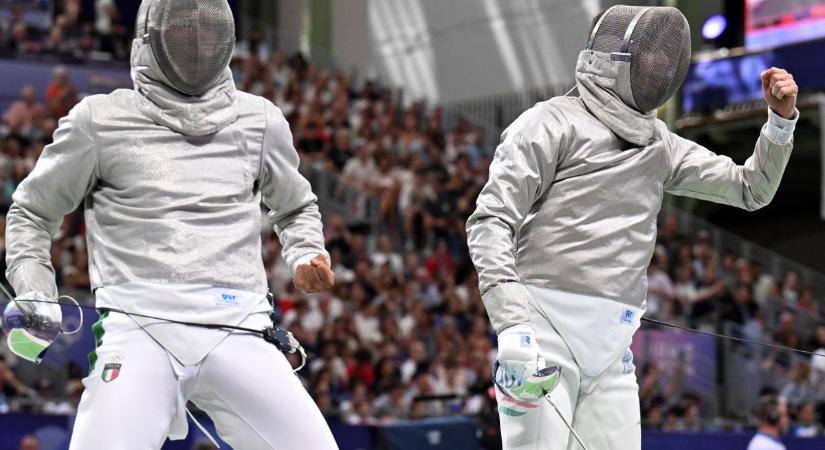 Párizsi olimpia: fantasztikus játékkal elődöntős a férfi kardcsapat