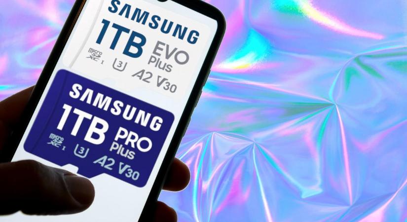 A röntgensugárzás és a nagy hő sem árt a Samsung 1 TB-os új microSD-kártyáinak – Árak és elérhetőség