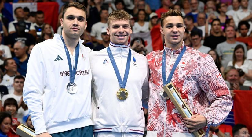 Döbbenetes, mit művelt a francia olimpikon, miután legyőzte Milák Kristófot