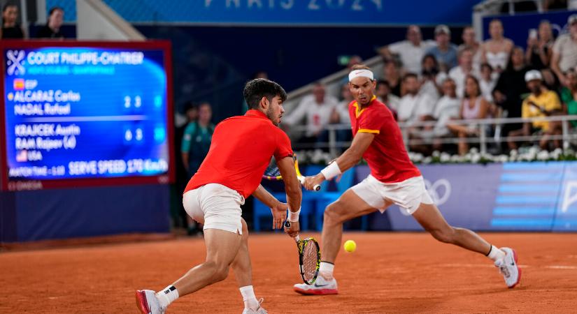 Egyéniben Medvegyev, párosban a Nadal, Alcaraz álomduó búcsúzott a tenisztornán